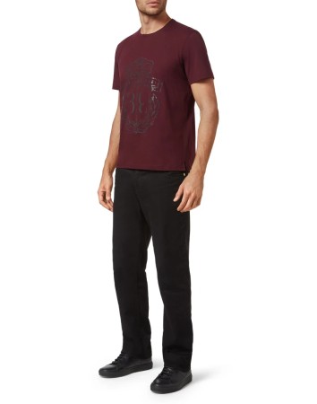 футболка  - мужская одежда сиреневая 