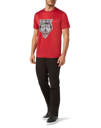 футболка  - мужская одежда красная 