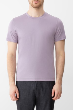 футболка  - мужская одежда сиреневая 