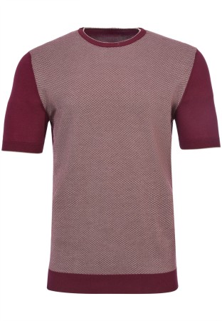 футболка  - мужская одежда бордовая 