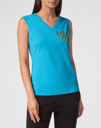 футболка  - женские футболки и поло синие 