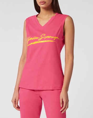 футболка  - женская одежда розовая 