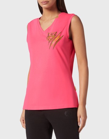 футболка  - женская одежда розовая 