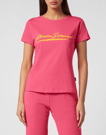 футболка  - женская одежда розовая 