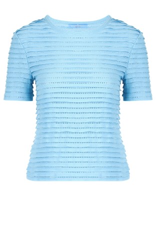 футболка  - женские футболки и поло голубые 