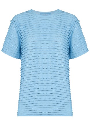 футболка  - женские футболки и поло голубые 