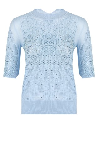 футболка  - женские футболки и поло голубые 