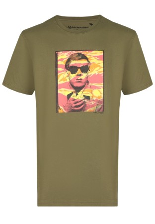 футболка  - мужская одежда зеленая 