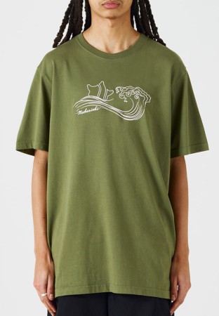 футболка  - мужская одежда зеленая 