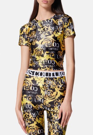 футболка  - женская одежда золотая 