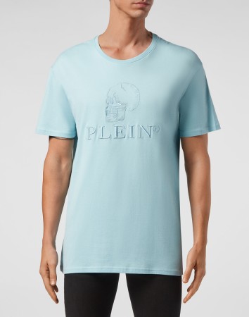 футболка  - мужские футболки голубые 