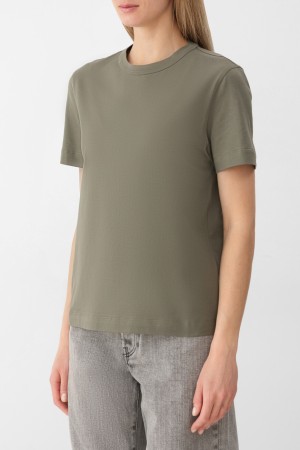 футболка  - женские футболки с воротником 