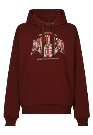 худи dolce&gabbana - толстовки и свитшоты бордовые 
