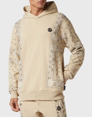 худи  - мужские толстовки и свитшоты бежевые 