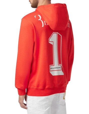 худи  - мужская одежда красная 