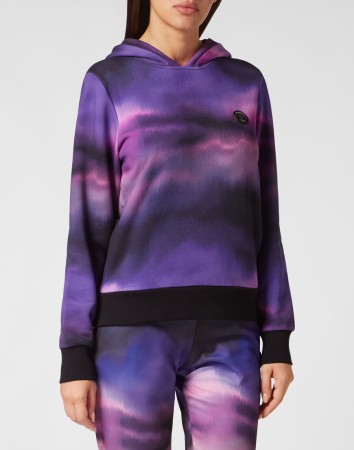 худи  - женская одежда сиреневая 