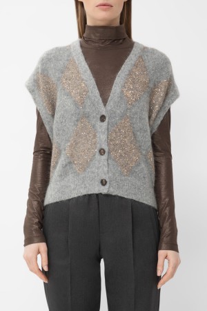 кардиган  модель dazzling argyle фотография