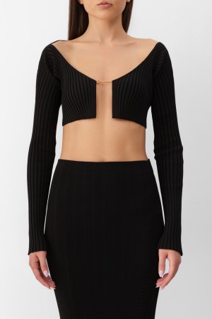 кардиган  модель pralù - женская одежда jacquemus 