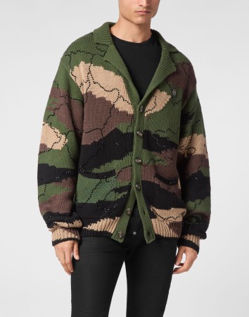 кардиган  - мужская одежда хаки 