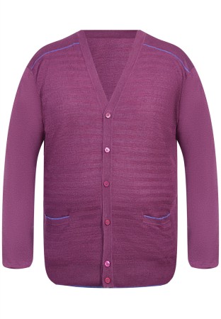 кардиган  - мужская одежда бордовая 