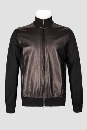 кардиган  - мужская одежда из натуральной кожи 