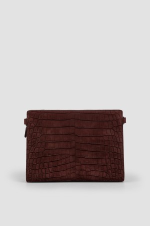 клатч  - мужские сумки и кошельки бордовые 