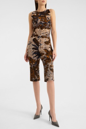 комбинезон  модель с принтом fauna фотография