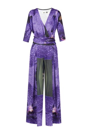 комбинезон  - женская одежда фиолетовая 