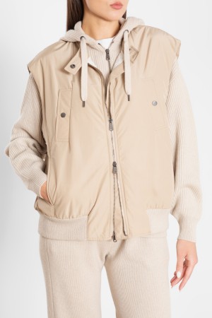 комплект из кардигана и жилета  фотография