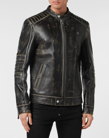 кожаная куртка  фотография