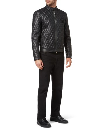 кожаная куртка  фотография