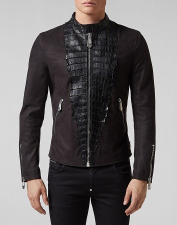 кожаная куртка  фотография