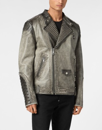 кожаная куртка  фотография