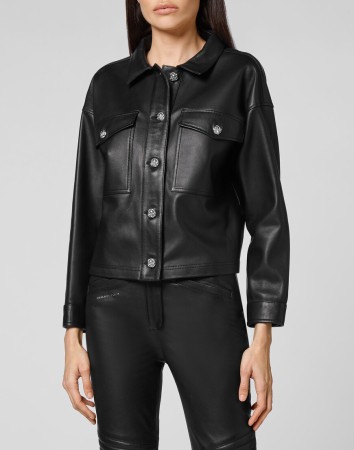 кожаная куртка  - женская верхняя одежда