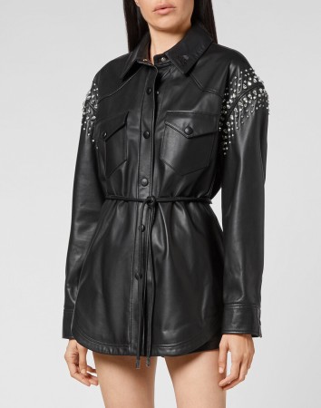 кожаная куртка  фотография