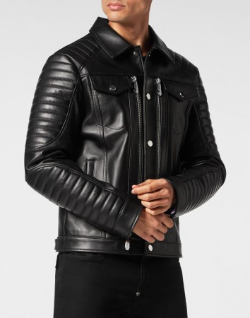 кожаная куртка  фотография