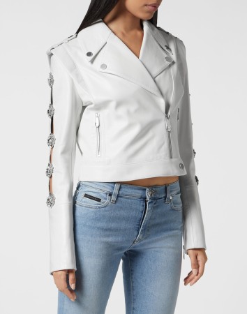 кожаная куртка  - женская верхняя одежда премиальная 