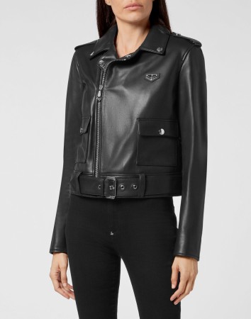 кожаная куртка  - женская верхняя одежда американская 