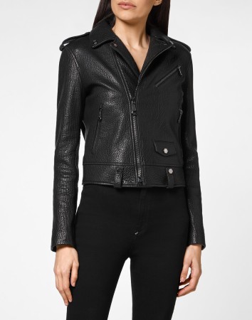 кожаная куртка  - женская верхняя одежда американская 