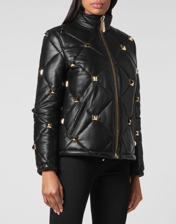 кожаная куртка  - женская верхняя одежда американская 