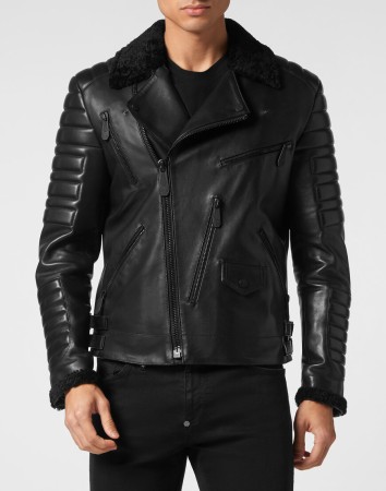 кожаная куртка  фотография