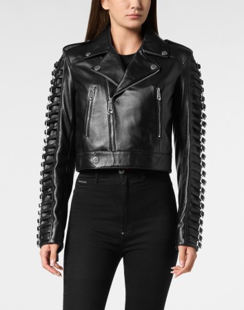 кожаная куртка  фотография