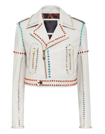 кожаная куртка  - женские куртки белые 