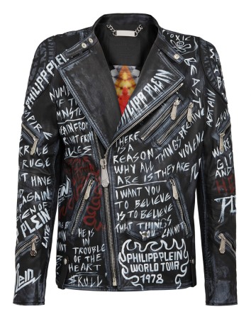 кожаная куртка  фотография