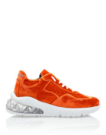 кроссовки  - женская обувь оранжевая 