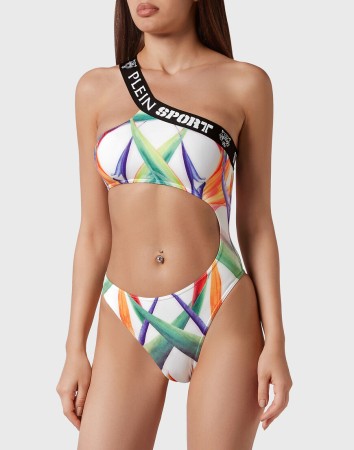 купальник сплошной  - женские купальники белые 