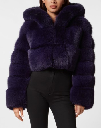 куртка  - женская верхняя одежда сиреневая 