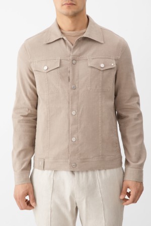 куртка  - куртки и пуховики бежевые 