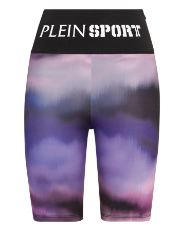 леггинсы  - женская одежда сиреневая 