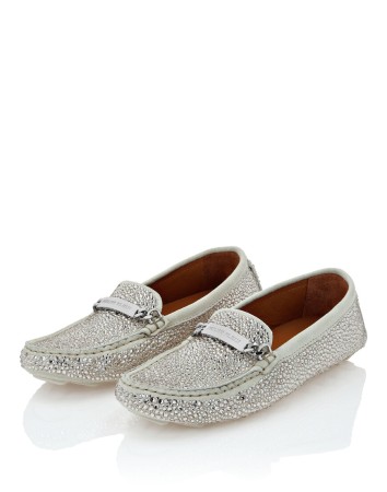 мокасины  - женская обувь бежевая 